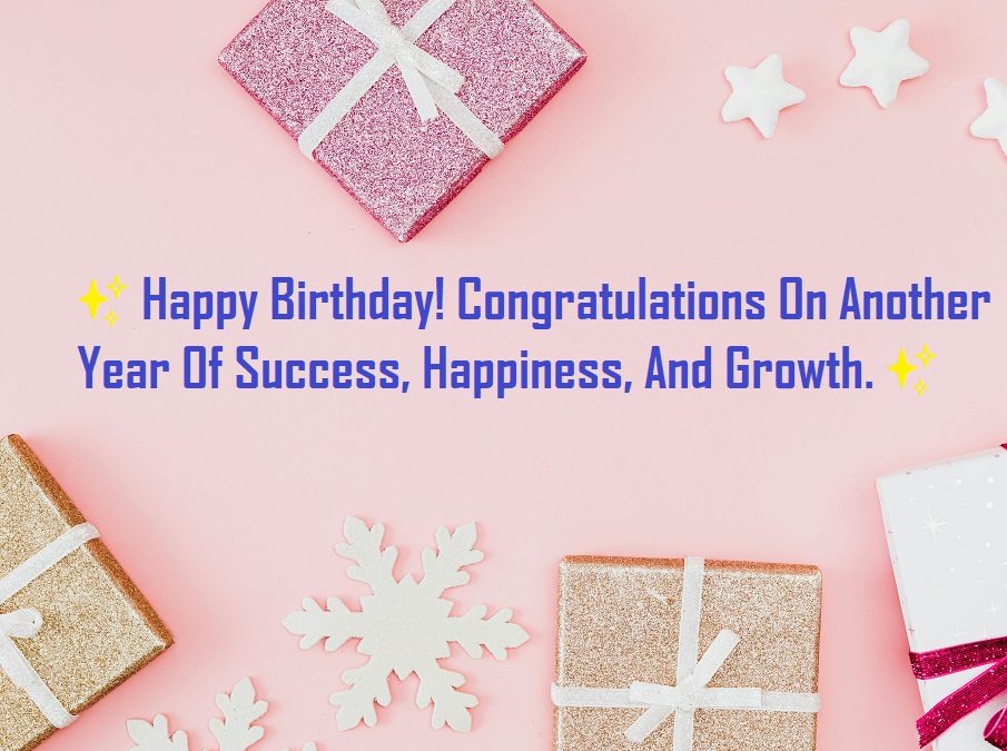 Happy Birthday Congratulations image