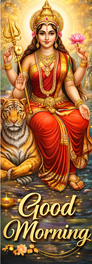 Good Morning Wishes with lord parvathi