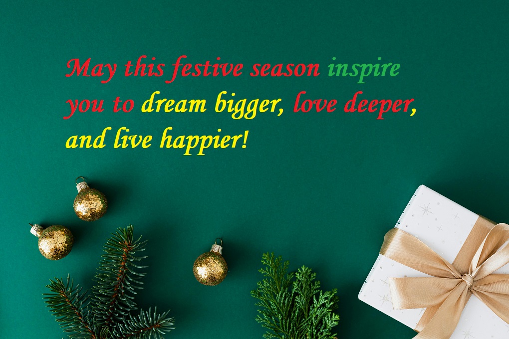 Christmas motivate you to spread love
