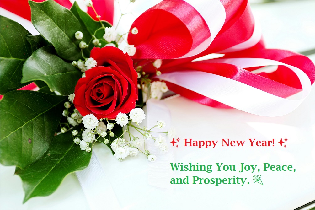 joy peace and prosperity wish card